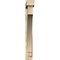 Ekena Millwork Imperial Block Rough Sawn Bracket w/ Offset Brace, Douglas Fir, 6"W x 42"D x 48"H BKT0604X42X48IMP05RDF - alternate 2